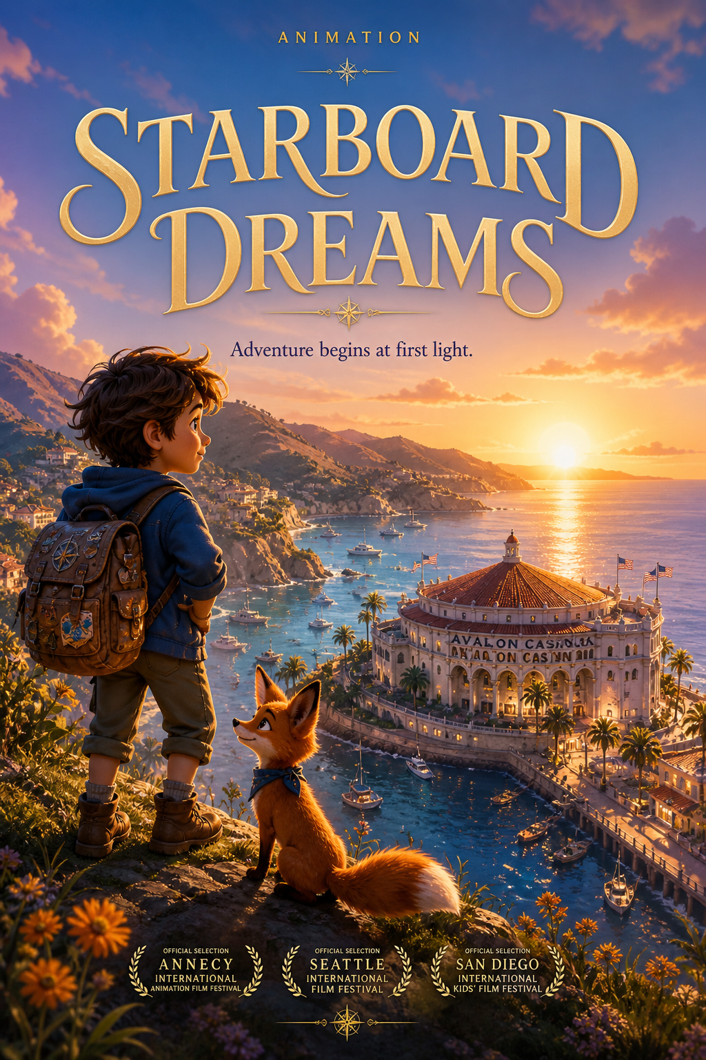 Poster for Starboard Dreams, an animation competition film