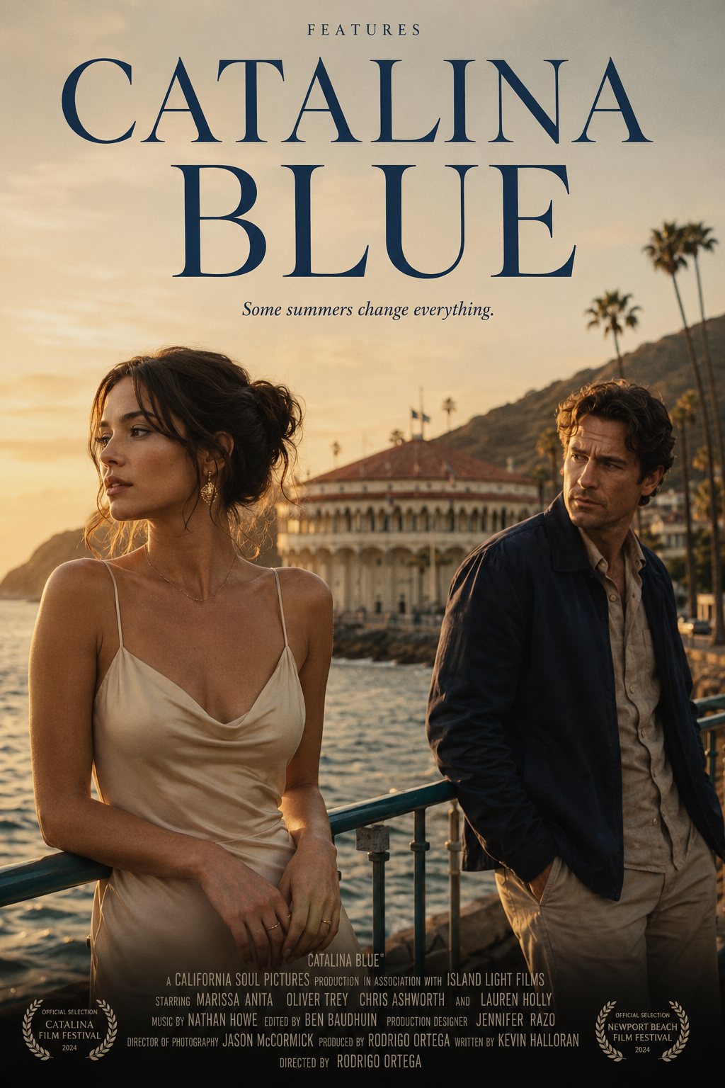 Poster for Catalina Blue, a feature competition film