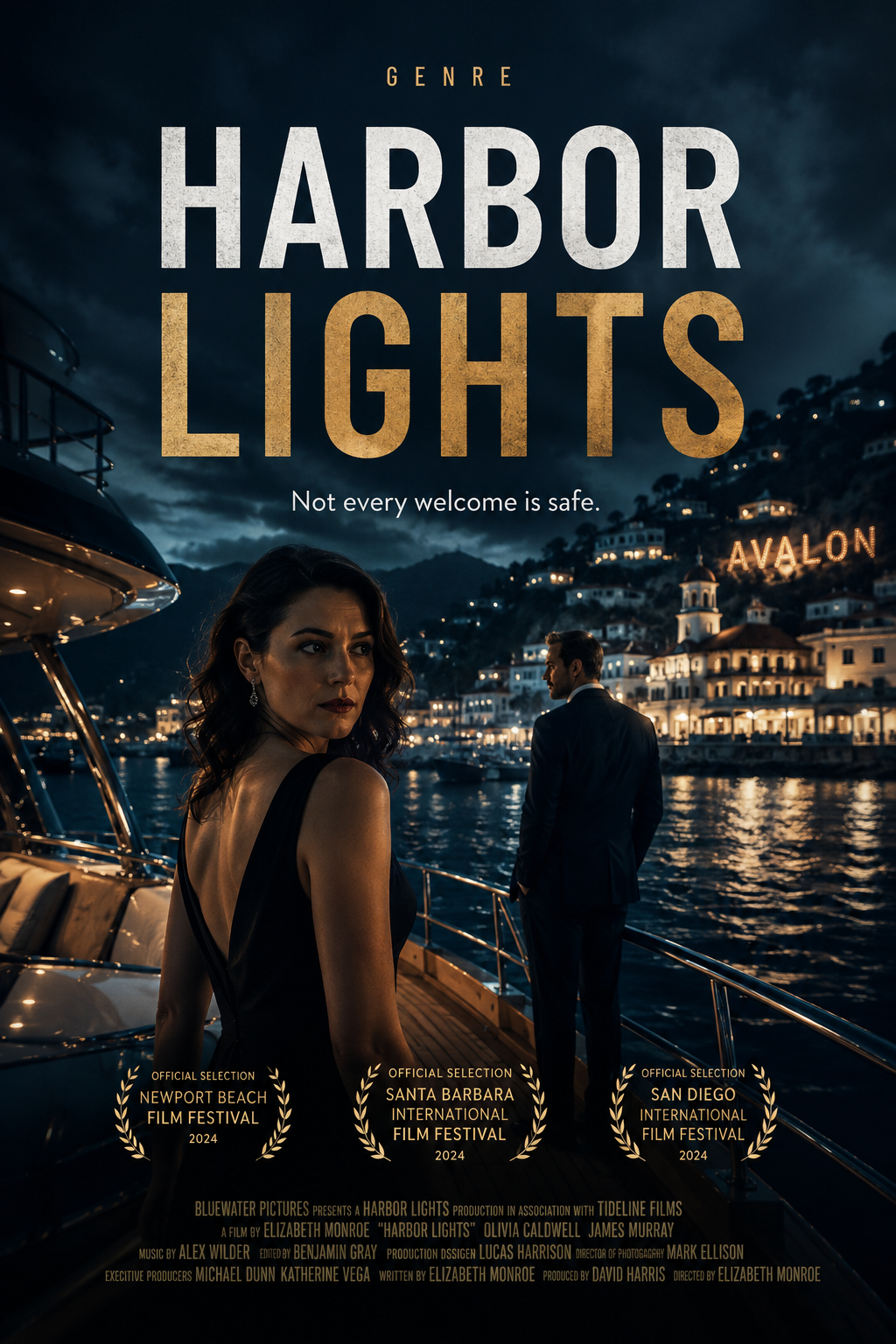 Poster for Harbor Lights, a genre thriller competition film