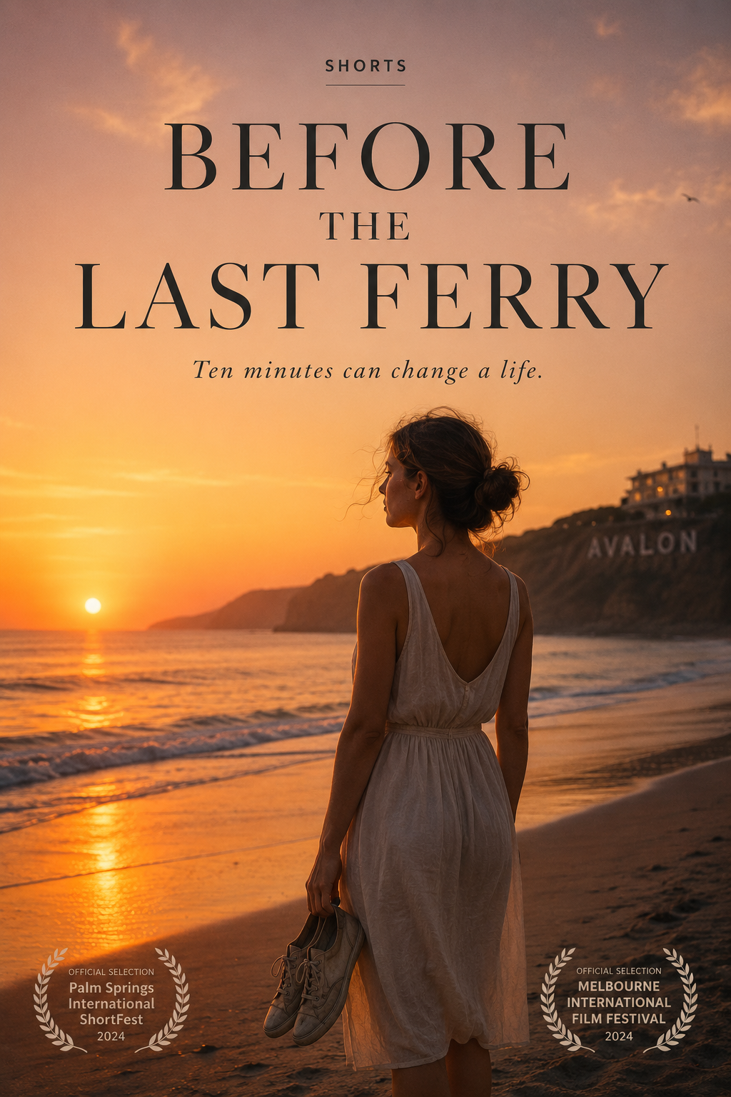 Poster for Before the Last Ferry, a short film competition entry
