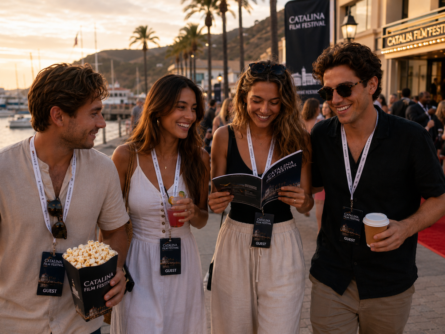 Guests attending the Catalina Film Festival