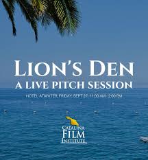 Catalina Film Festival lion's den event