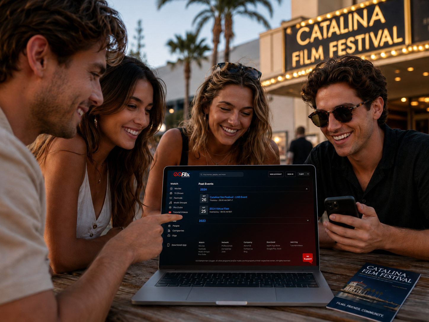 Festival tickets and passes